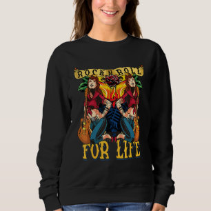 Greaser Babe och Sock Skutt Costume Rockabilly Leg T Shirt