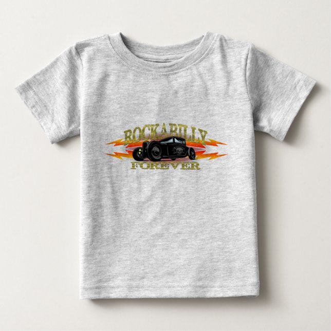 Greaser Rockabilly Hot rod Tee (Framsida)
