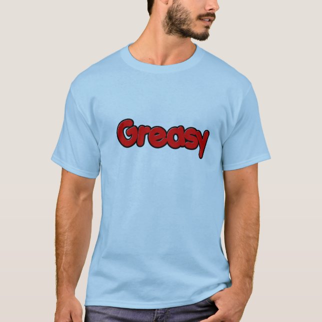 Greasy logotyp tee shirt (Framsida)