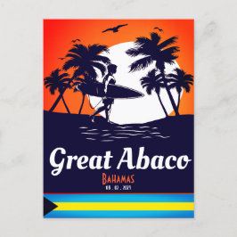 Great Abaco Bahamas-ön Souvenirer Vykort