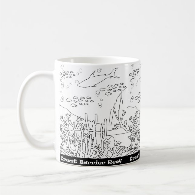 Great Barrier Reef-mugg Kaffemugg (Vänster)