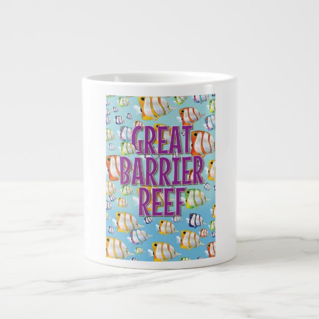 Great Barrier Reef serie reseskylt Jumbo Mugg (Framsidan)