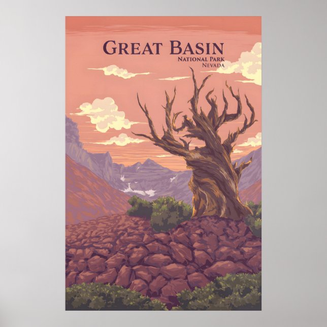 Great Basin National Park Travel Poster (Framsidan)