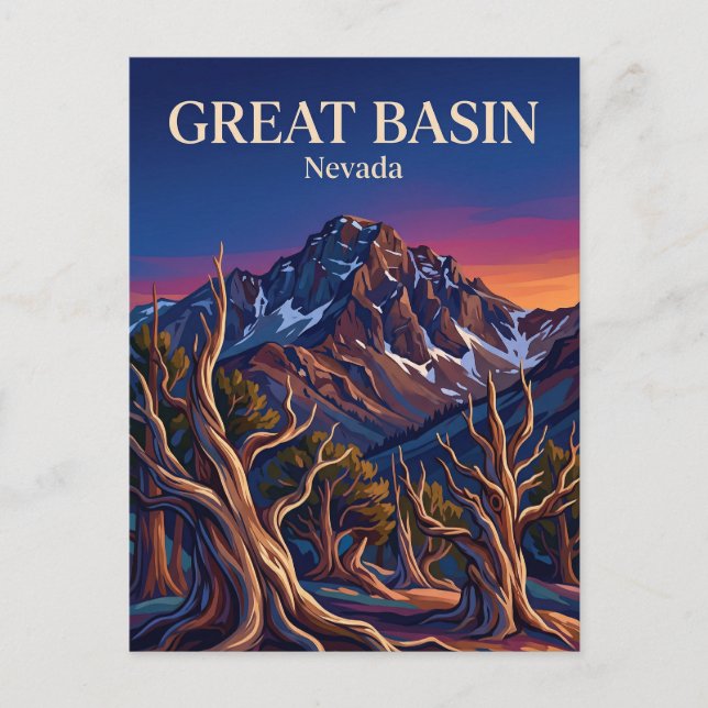 Great Basin nationalpark Nevada Vykort (Framsida)
