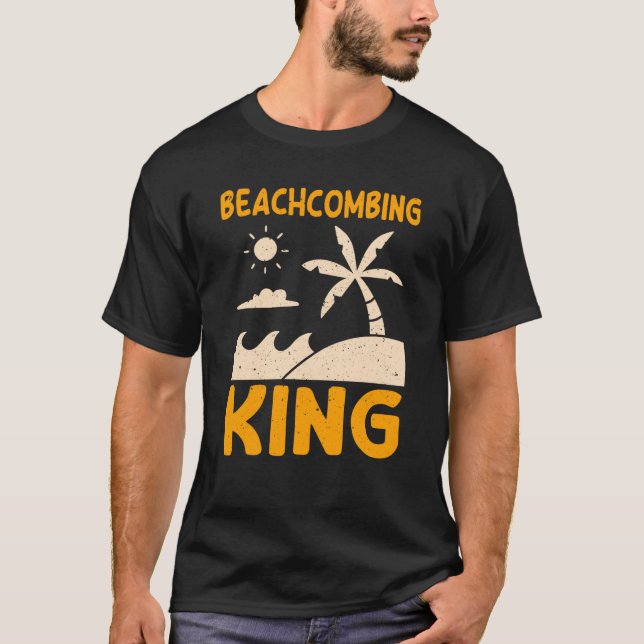 Great Beachcombing King Outfit For Men T Shirt (Framsida)