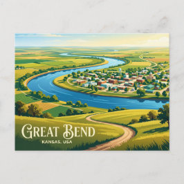 Great Bend, Kansas Kansas Vykort
