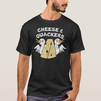 Great cheese and crackers gift black labrador pets t shirt
