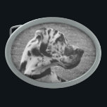 GREAT DANE<br><div class="desc">En vacker svart och vit fotografisk design av en hund i Great dane.</div>