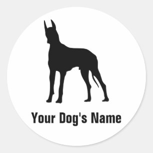 Great dane グ レ ー ト ・ デ ー runt klistermärke