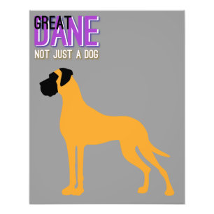 Great Dane-affisch Fototryck