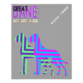 Great Dane Affisch Fototryck