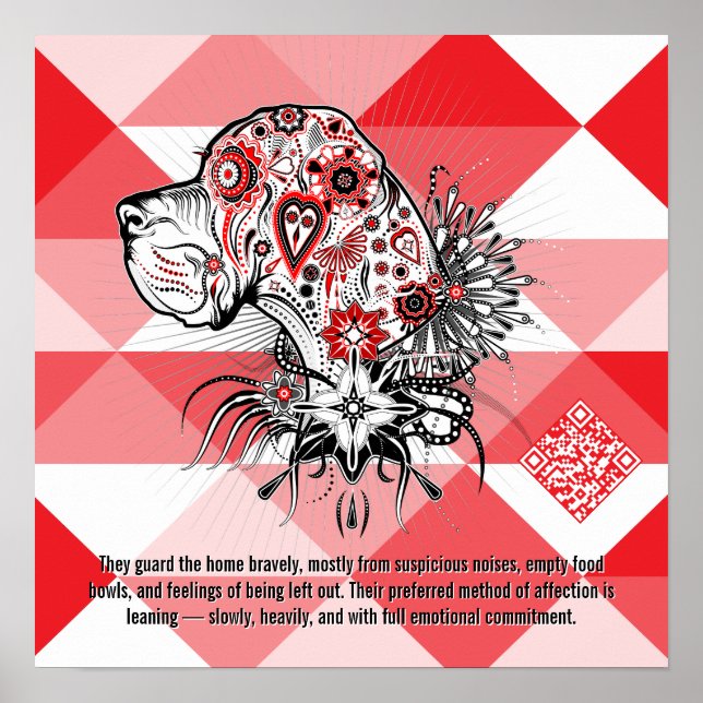 Great Dane-affisch Poster (Framsidan)