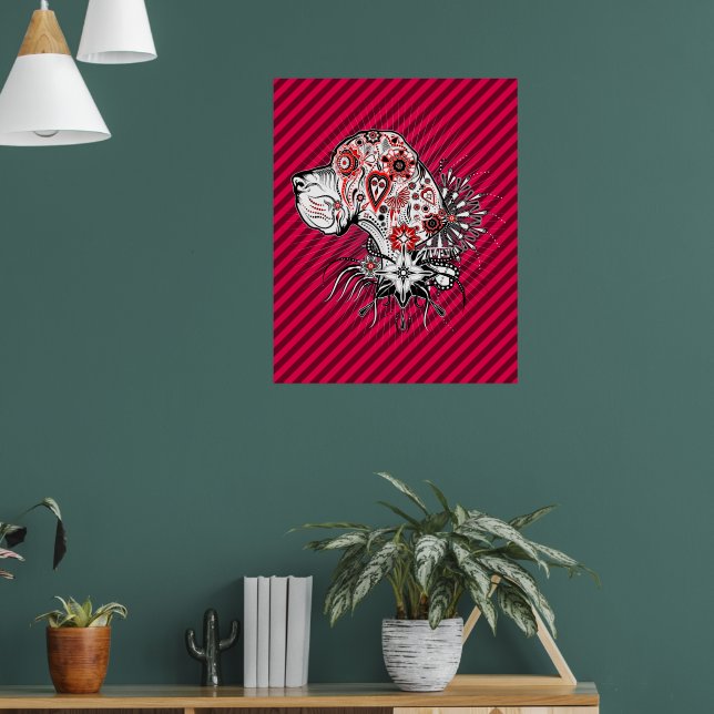 Great Dane-affisch Poster (Vardagsrum 1)