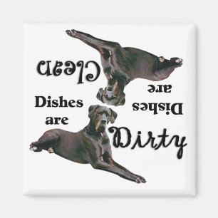 Great dane Älskare Dishwasher Magnet