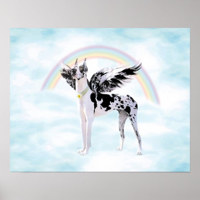 Great dane Angel Harle Poster (Framsidan)