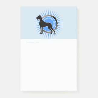 Great Dane-anteckningar Post-it Block