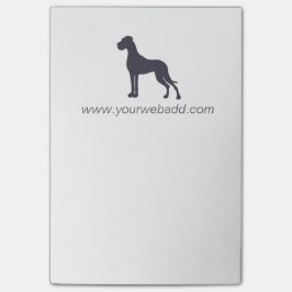 Great Dane-anteckningar Post-it Block