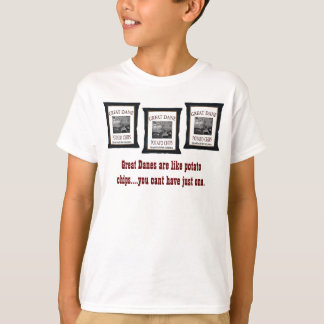 Great dane är den lika skjortan för t shirt