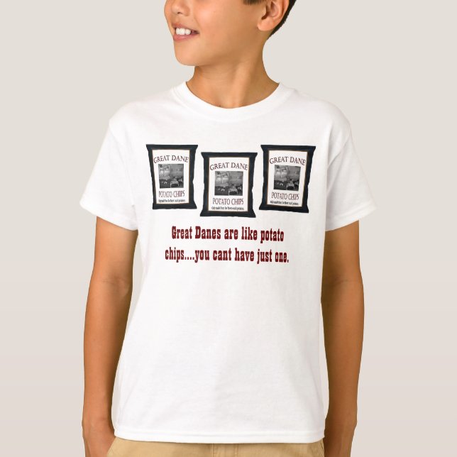 Great dane är den lika skjortan för t shirt (Framsida)