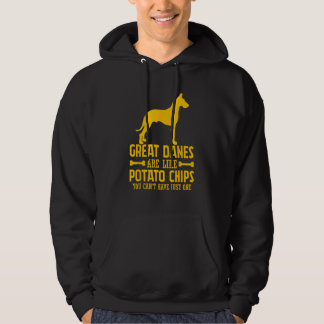Great dane är som Potato Chip du inte kan ha j Hoodie