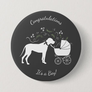 Great dane Baby Shower Knapp