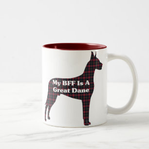 Great dane BFF Två-Tonad Mugg