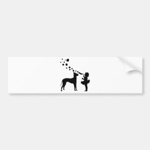 Great dane bildekal
