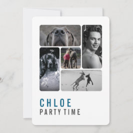 Great Dane Birthday Invitation Inbjudningar