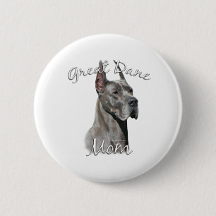 Great dane (blått) Mamma 2 Knapp