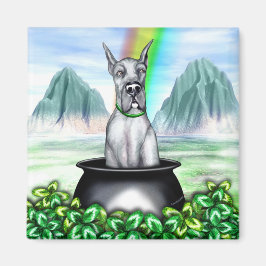 Great dane Blue Pot O Guld Magnet
