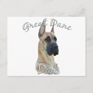 Great dane (brindle) Mamma 2 Vykort
