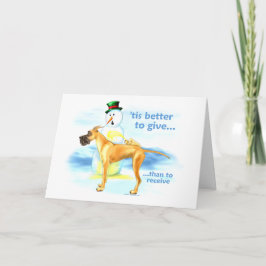 Great dane BTG Fawn Helgkort