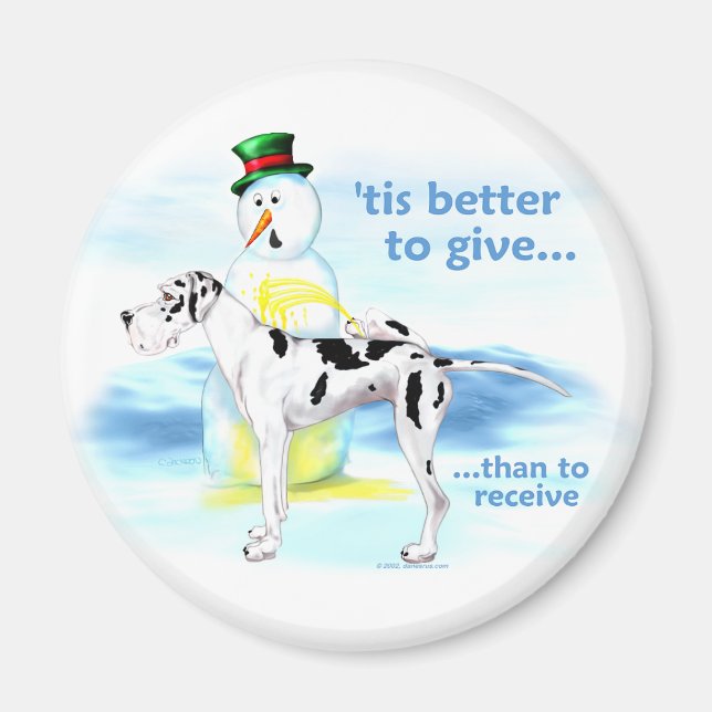 Great dane BTG Harlequin UC Magnet (Framsidan)