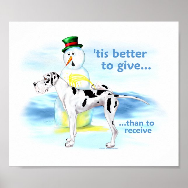 Great dane BTG Harlequin UC Poster (Framsidan)