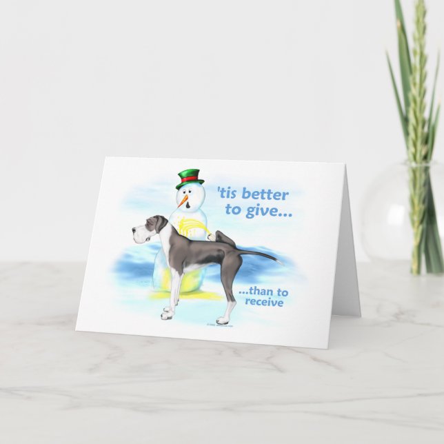 Great dane BTG Mantle UC Helgkort (Framsida)