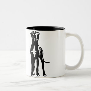 Great dane Buddys Två-Tonad Mugg