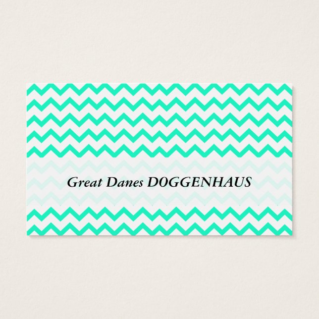 Great dane CArds Visitkort (Baksidan)