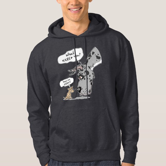 Great dane & Chihuahua Merle Sweatshirt (Framsida)
