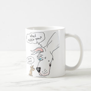 Great dane & Chihuahua White Kaffemugg