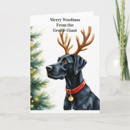 Great Dane Christmas  Kort
