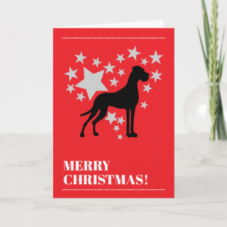 Great Dane Christmas Kort