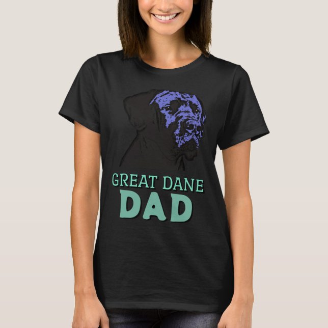 Great Dane Dad Cute Dog Great Dane T Shirt (Framsida)