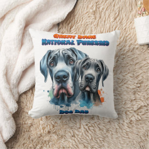 Great dane-dagen för renrasiga nationaldjur i Hund Kudde