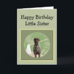 Great dane Dog Humor Birthday Little Sister Roligt Kort<br><div class="desc">Great dane Dog Humor for Birthday Sister Roligt</div>