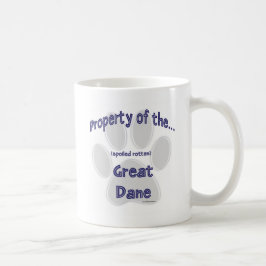 Great dane Egendom Kaffemugg