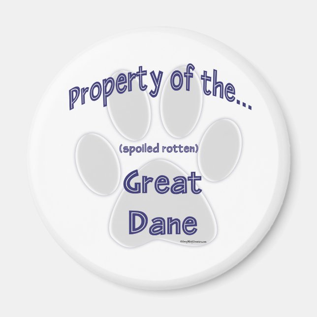 Great dane Egendom - Magnet (Framsidan)