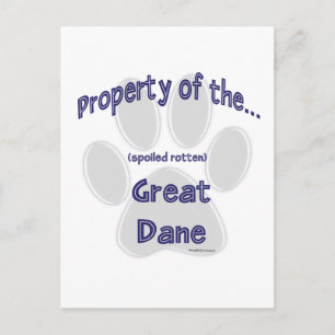 Great dane Egendom Vykort