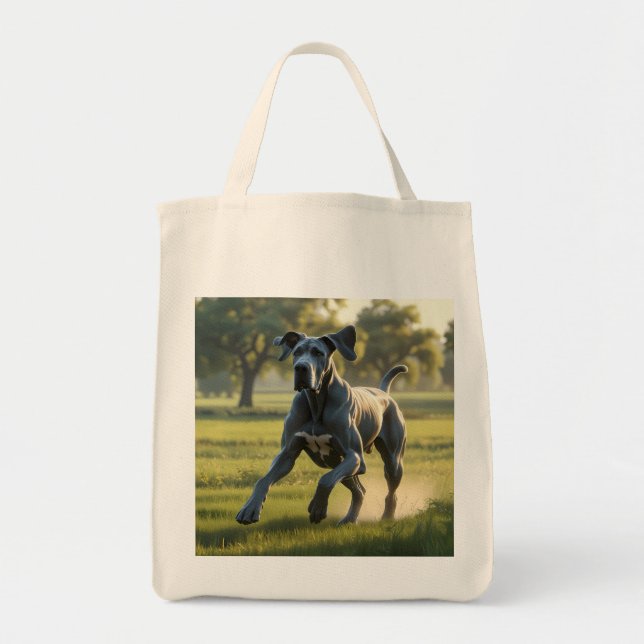 Great dane Elegant Livsmedel Tote Bag Tygkasse (Framsidan)