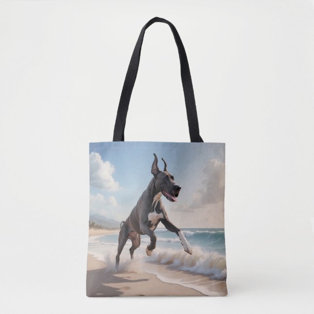 Great dane Elegant Shoulder Tote Bag Tygkasse (Framsida)