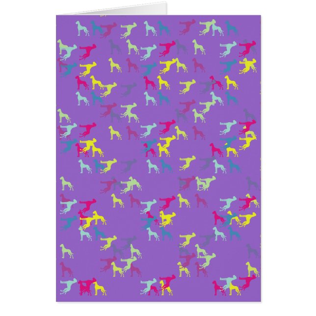 Great dane Fantasy Hälsningskort (Framsidan)